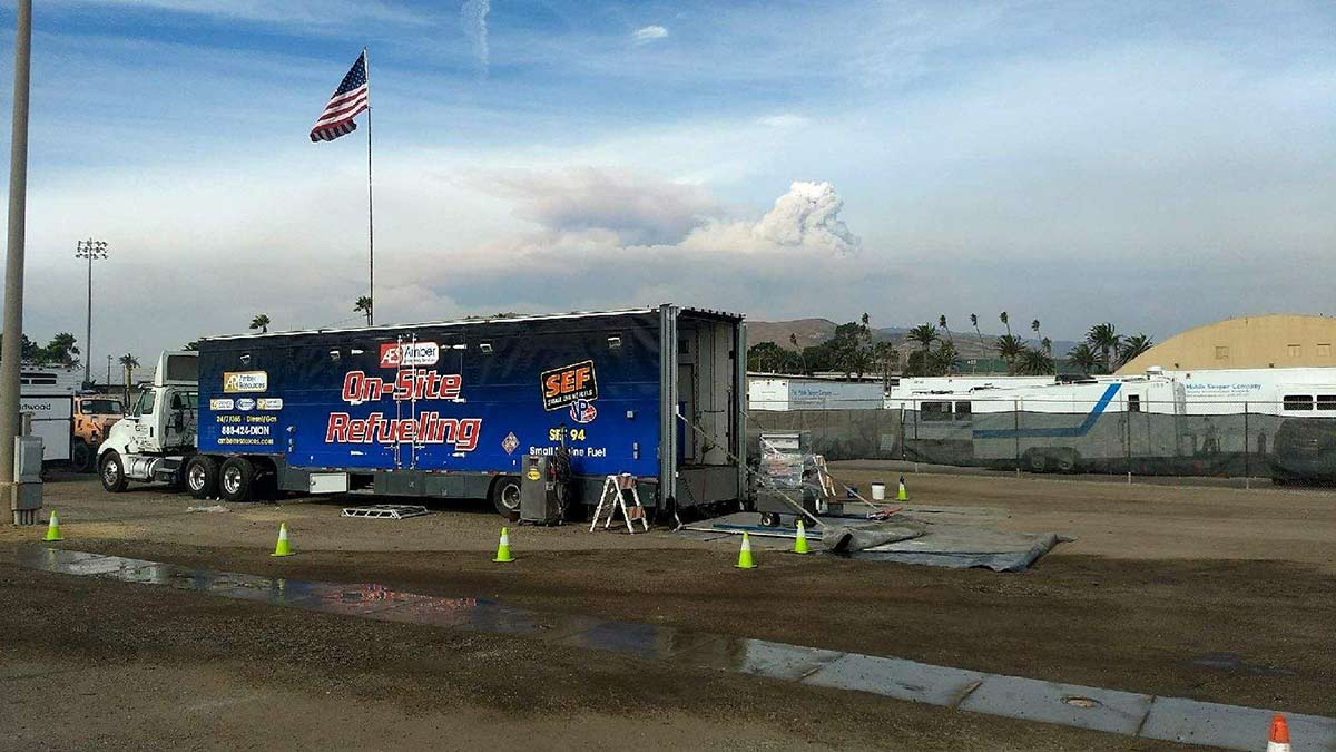 On-site fueling truck